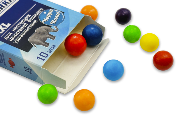 Шуточная жвачка- Резинка ХХL.