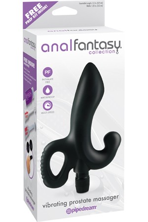 Стимулятор простаты Vibrating Prostate Massager с вибрацией черный