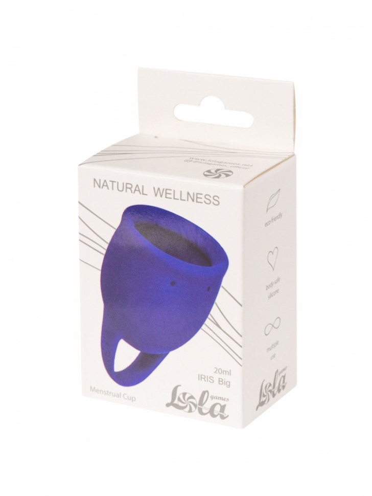 Менструальная чаша Natural Wellness Iris 20 ml blue