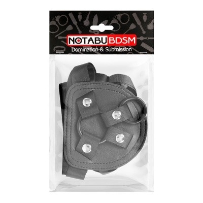 Трусики для страпона цвет чёрный, D колец 40 мм х 30 мм