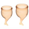 Набор менструальных чаш Satisfyer Feel secure Menstrual Cup (orange)