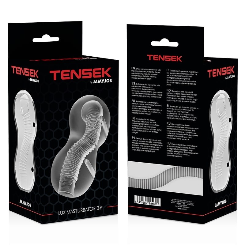 Мастурбатор из эластомера JAMYJOB EXTREME MASTURBATOR CLEAR TENSEK 3