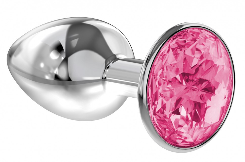 Анальная пробка Diamond Pink Sparkle Small