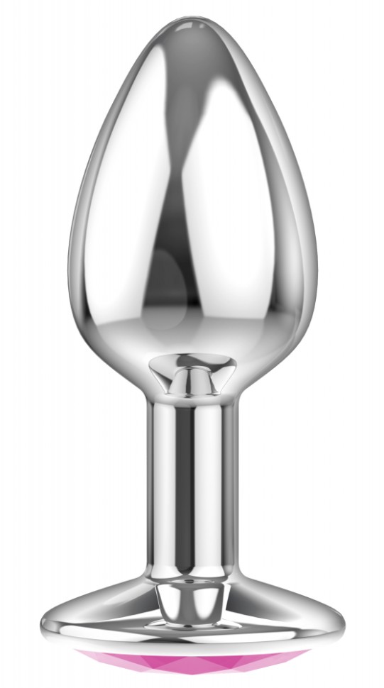 Анальная пробка Diamond Pink Sparkle Small