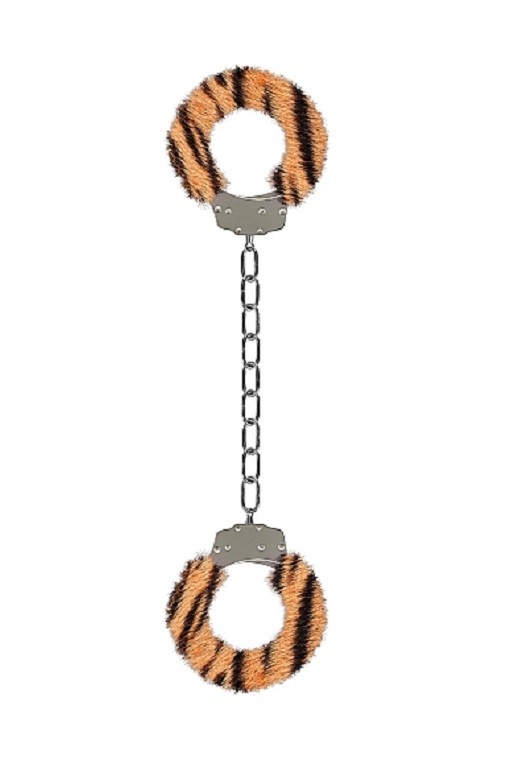 Металлические наножники / наручники с меховой обивкой Furry Ankle / Hand Cuffs