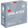 Презервативы Unilatex "Ribbed" с рифленой поверхностью, 3 шт.,