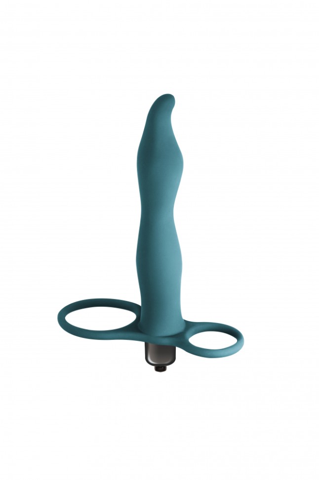 Вибронасадка для двойного проникновения Pure Passion Flirtini Green