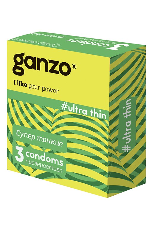 Презервативы Ganzo Ultra thin № 3