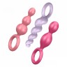 Комплект анальных стимуляторов Satisfyer colored