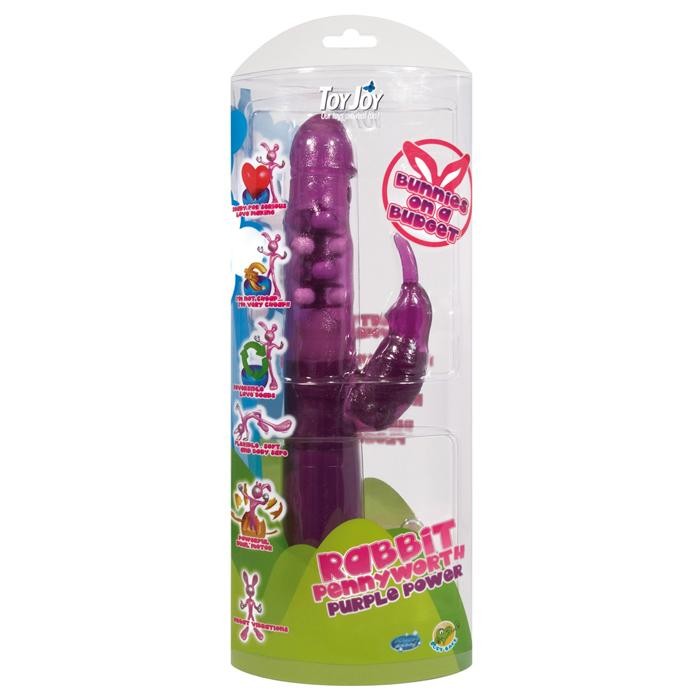 Hi-tech вибратор Bunny On A Budget Smooth Purple