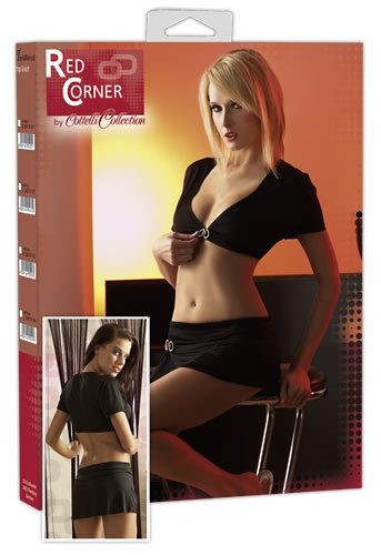 Топ и юбка Red Corner цвет черный, размер M