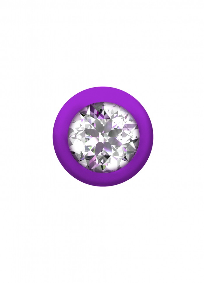 Анальная Цепочка с Кристаллом Emotions Buddy Purpl