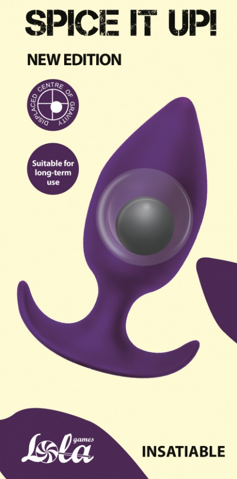 Пробка Со Смещенным Центром Тяжести Spice It Up Insatiable Ultraviolet