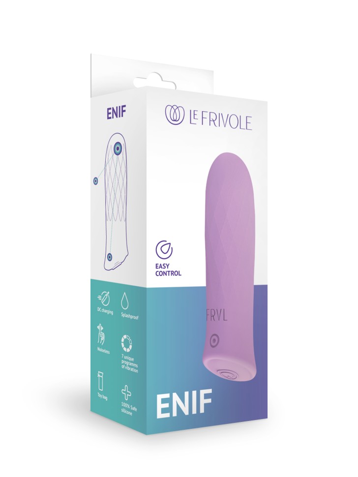 Мини вибратор Enif, цвет светло-сиреневый (SOLAR)