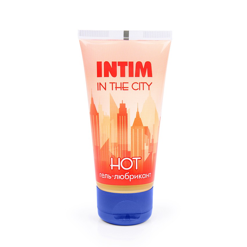 Гель-любрикант "Intim hot" туб пластиковый 60 г