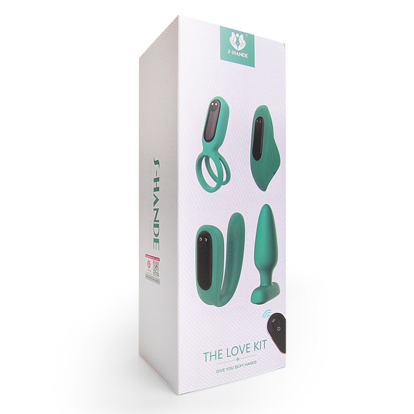 Вибромассажер + 4 насадки, 9 режимов вибрации