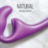 Безремневой анальный страпон Natural Seduction Purple