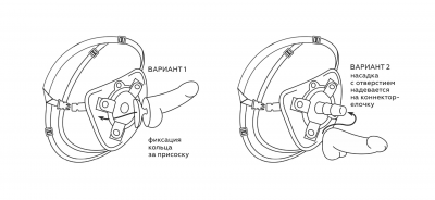 Пояс STRAP-ON универсальный красный