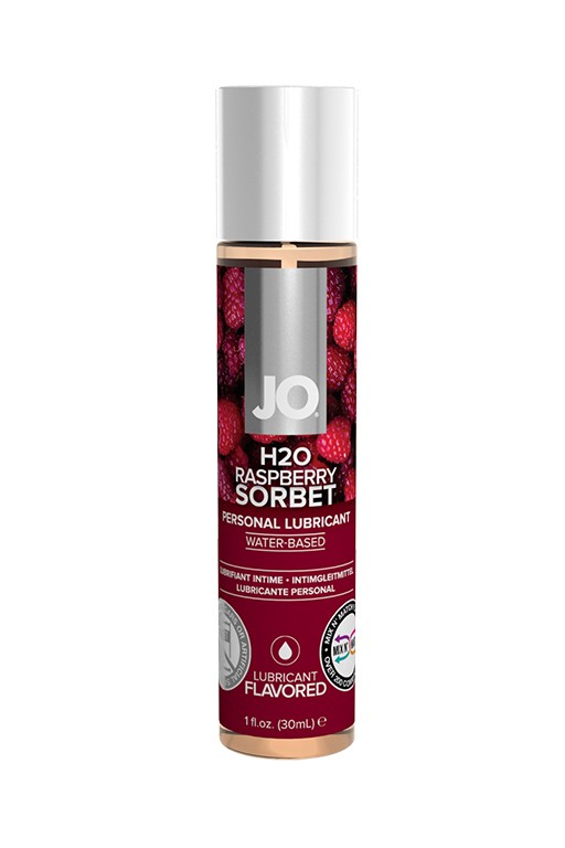 Вкусовой лубрикант "Малиновый сорбет" / JO Flavored Raspberry Sorbet 1oz - 30 мл.