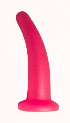 Плаг-массажёр для простаты гелевый в ламинате L 125 мм D 25 мм, цвет розовый