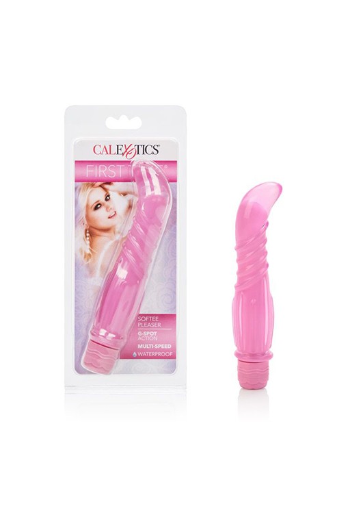 Миниатюрный вибромассажер First Time Softee Pleaser для точки G