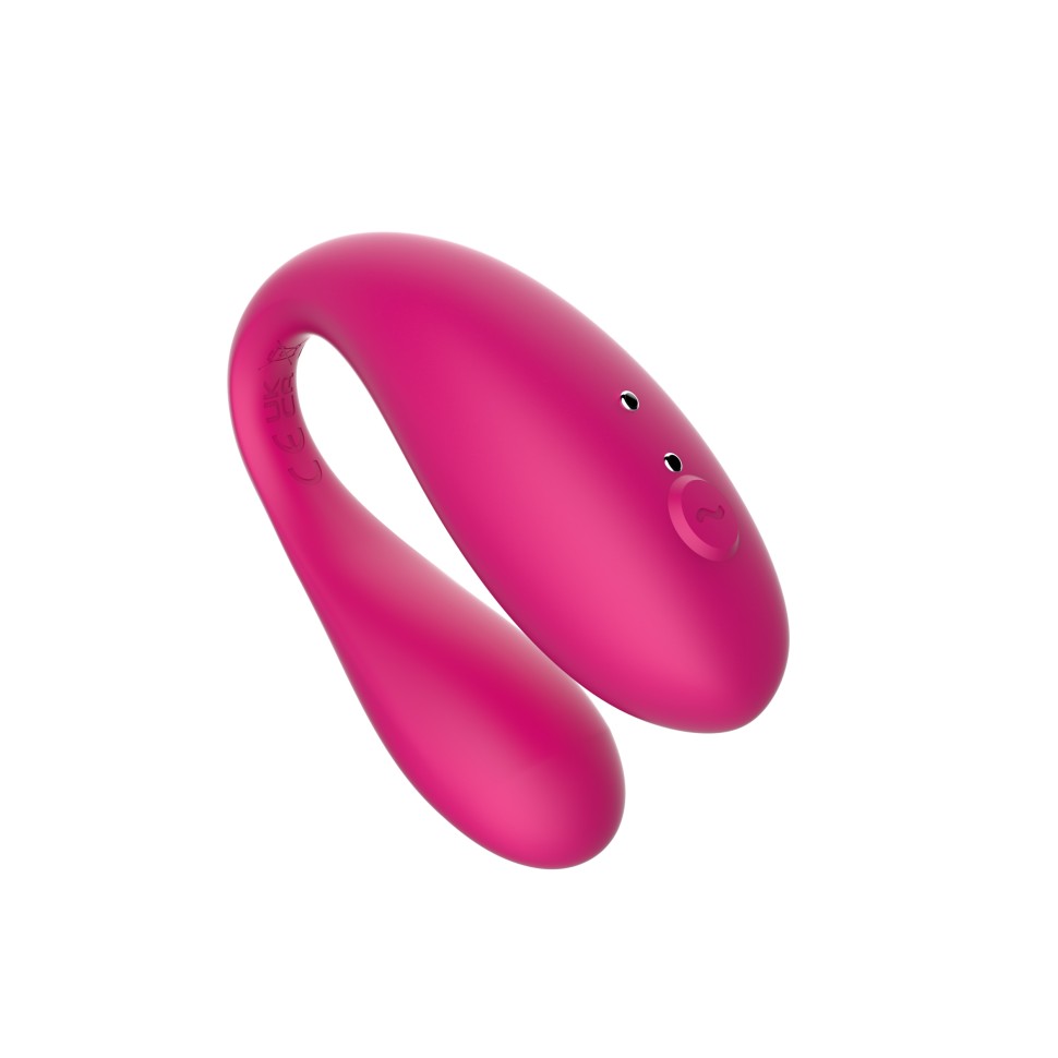 Парный вибромассажер TWIN, Pink с управлением через приложени