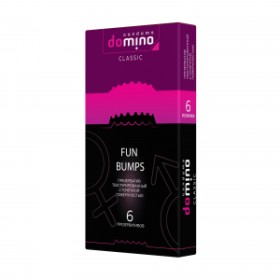 Презервативы Domino Classic Fun Bumps 6 шт