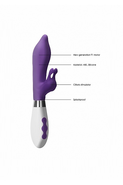 Перезарежаемый вибратор кролик Adonis