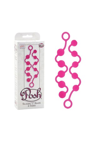 Набор анальных цепочек Posh Silicone “O” Beads розовый (Розовый)
