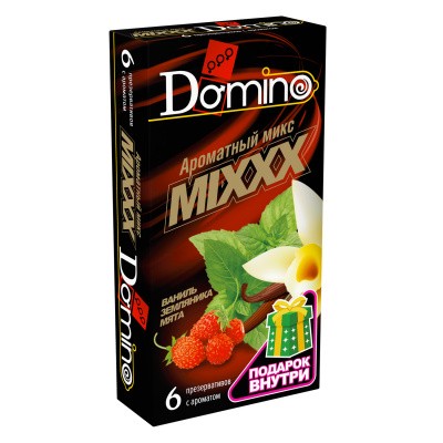 Презервативы DOMINO CLASSIC ароматный микс 6 штук