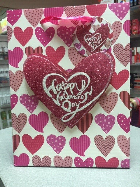 Пакет подарочный "Love" 18*23*10 см