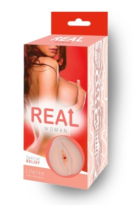 Большой ультра-реалистик мастурбатор "Real Woman" Рыжая