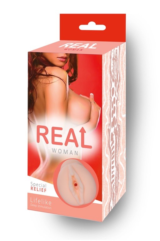 Большой ультра-реалистик мастурбатор "Real Woman" Рыжая