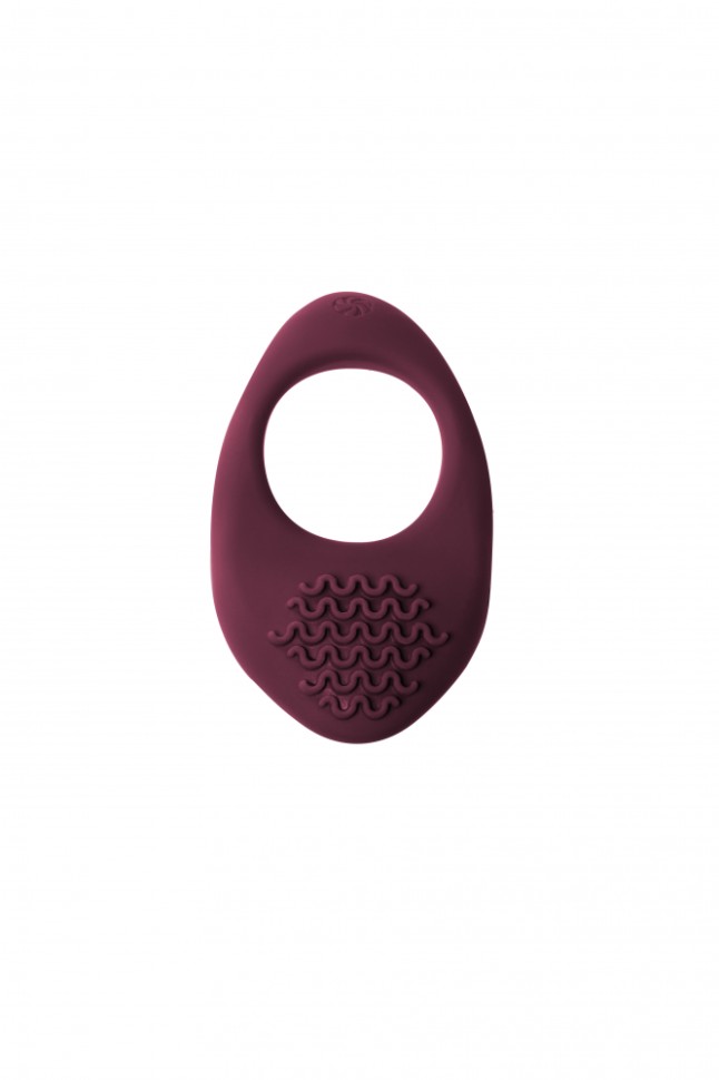 Эрекционное виброкольцо Pure Passion Moonshine Wine red