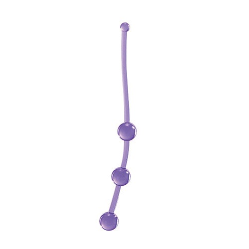 Анальный стимулятор Jammy Jelly anal 3 beads фиолетовый