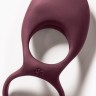 Эрекционное Виброкольцо Pure Passion Daydream Wine Red
