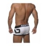 Мужские трусы боксеры белые с принтом Seobean Addicted White XXL