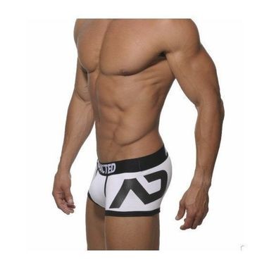 Мужские трусы боксеры белые с принтом Seobean Addicted White XXL