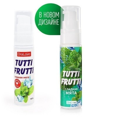 Интимный гель TUTTI-FRUTTI сладкая мята 30 г
