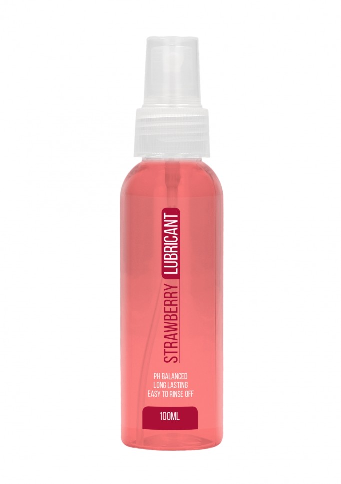 Вкусовой лубрикант "Клубника" Strawberry Lubricant - 100 ml