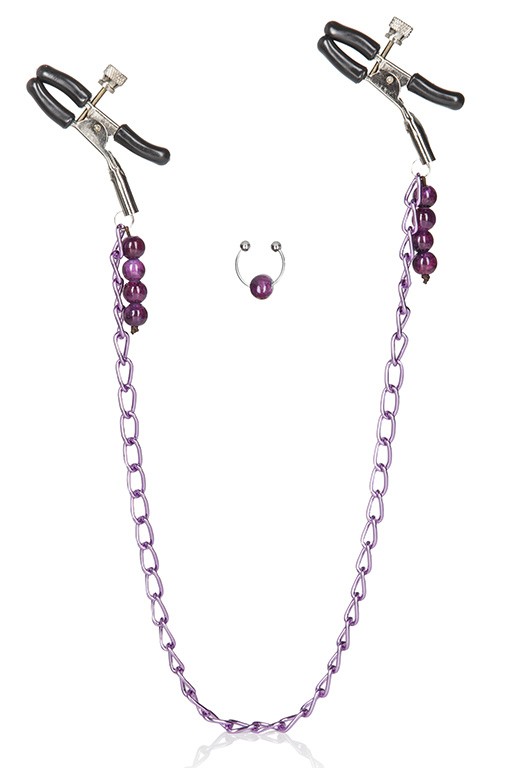 Зажимы на соски с цепочкой