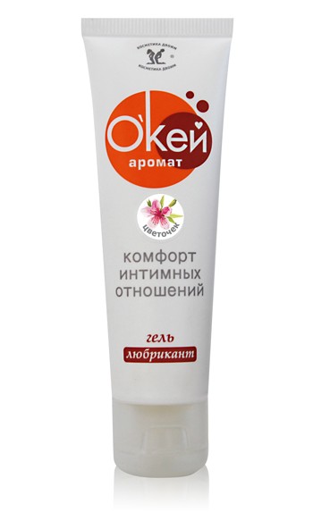 Гель-любрикант "О`Кей аромат цветочек" туб пластиковый 50г
