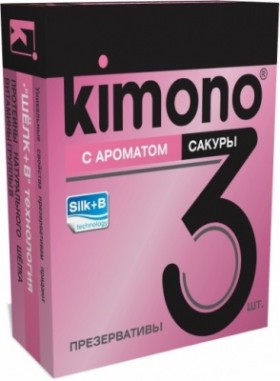 Презервативы KIMONO с ароматом сакуры