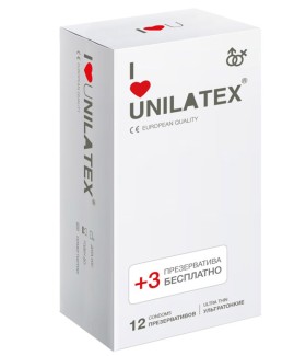 Презервативы Unilatex ультратонкие, 12 шт