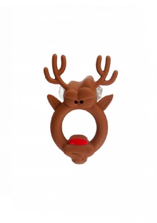 Эрекционное кольцо с вибрацией The Red Nosed