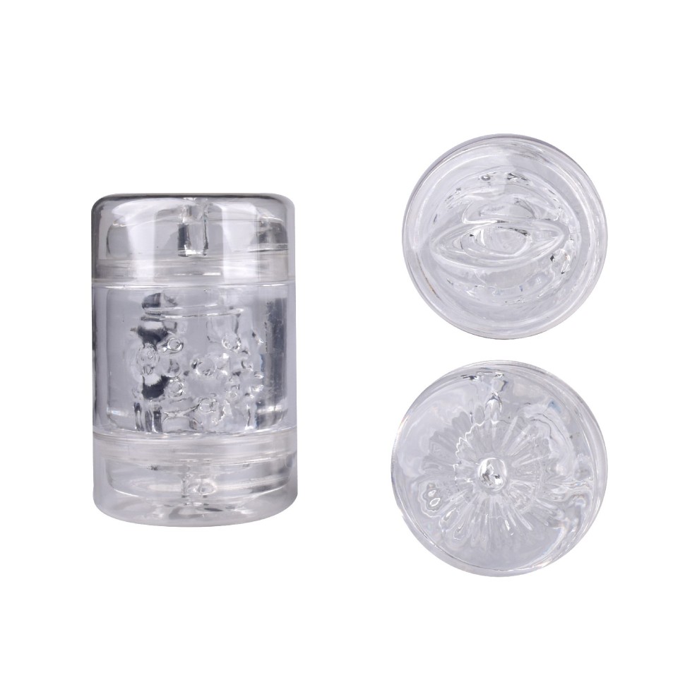 Прозрачный мастурбатор L 110 мм D 70 мм, вес 263 г