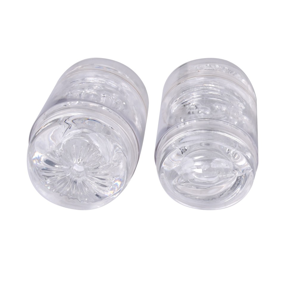 Прозрачный мастурбатор L 110 мм D 70 мм, вес 263 г