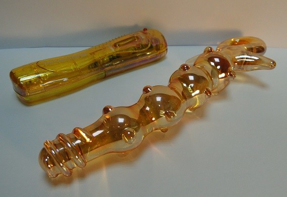 Анальный вибратор Icicles № 15 из стекла