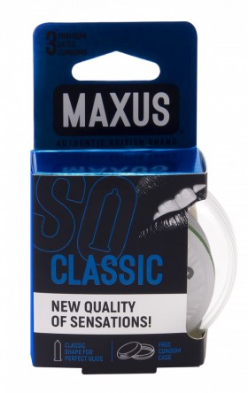 Презервативы классические MAXUS Classic №3 п/к