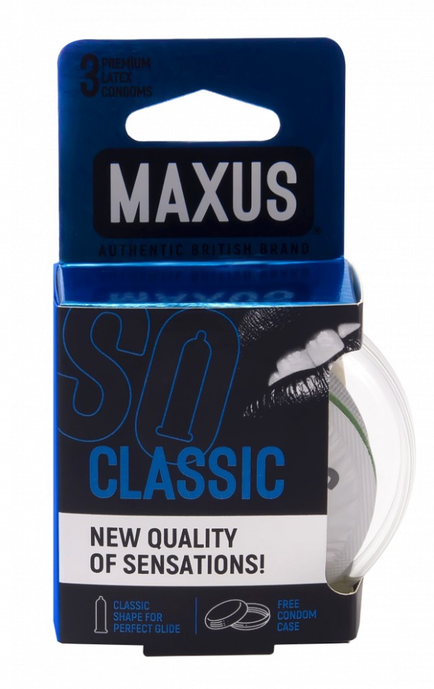 Презервативы классические MAXUS Classic №3 п/к
